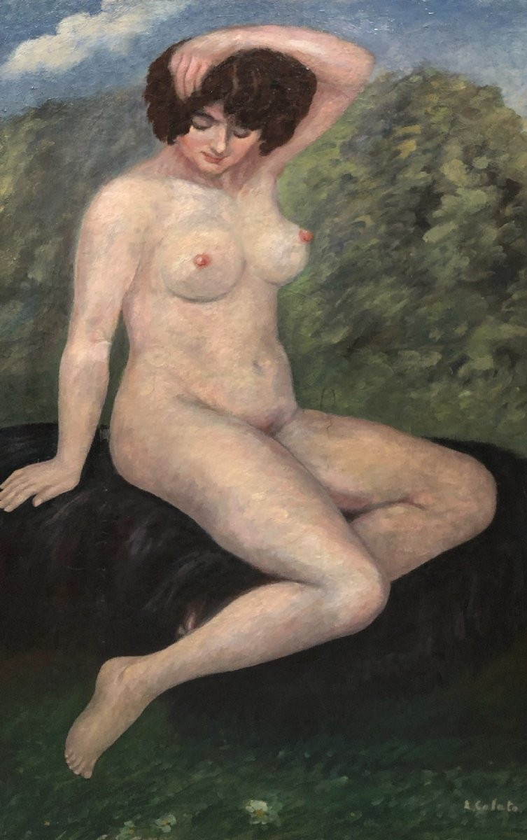 	 Arduino Colato (1880-1954) - The Bath Of The Goddess - Xl-photo-3
