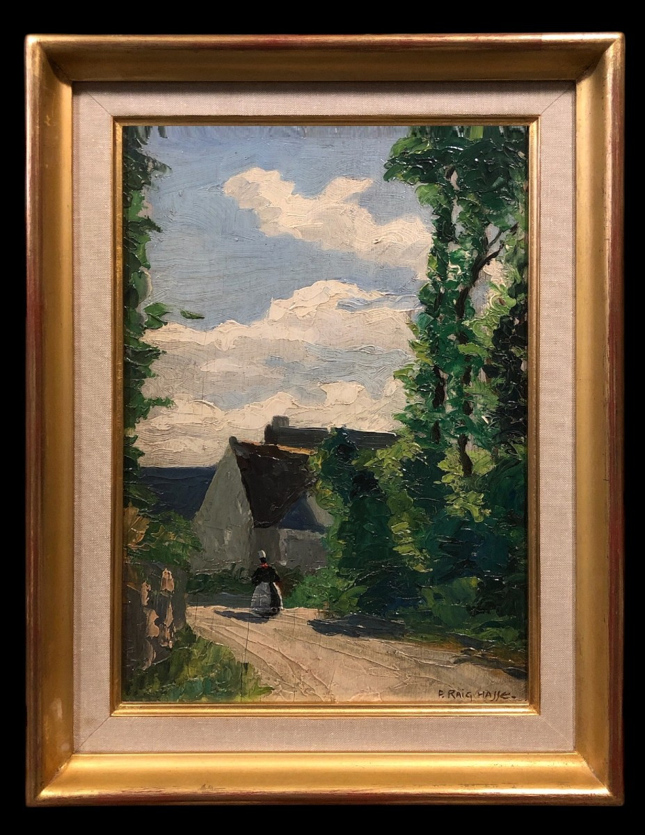  Pierre Raighasse (1912-1960) - Brittany: The Way Of Saint Sauveur, Not Far From Pont l'Abbé
