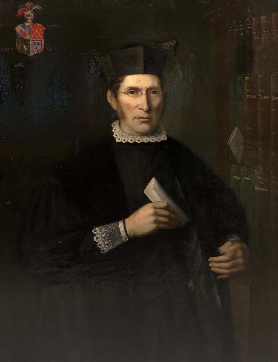 École de Valence (c. 1780) - Portrait de Mossèn Ventura Assensi -photo-3