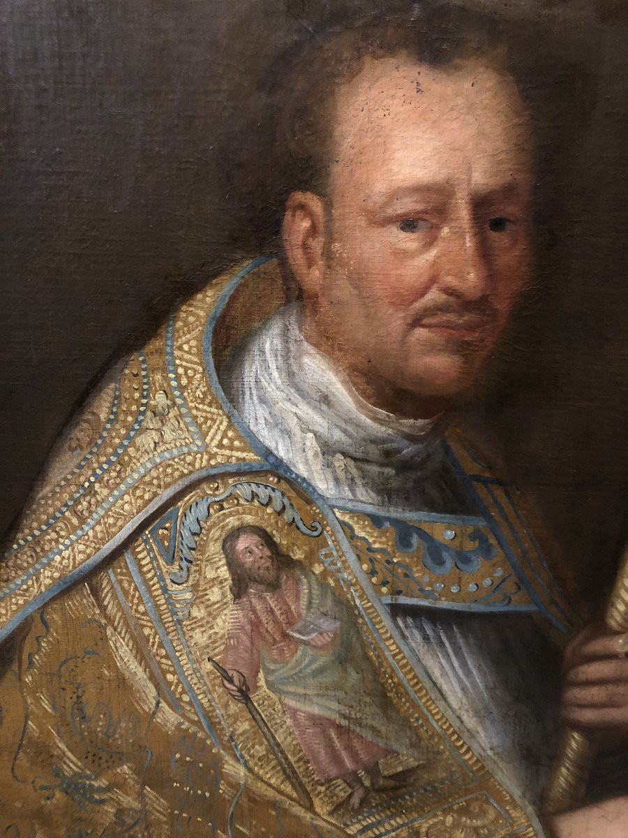 Gaspard de Crayer (1588-1669), Atelier de - Portrait d'un Évêque - XL-photo-3