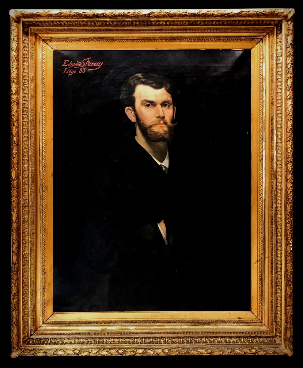 Edmond Strivay (xix-xx) - Self-portrait Of The Artist