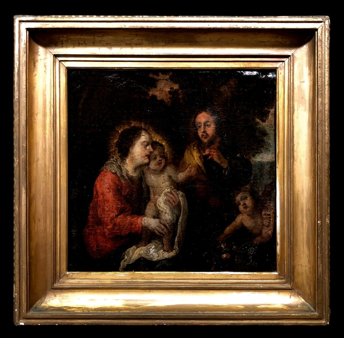 	 Maître Flamand (c. 1650) - La Sainte Famille