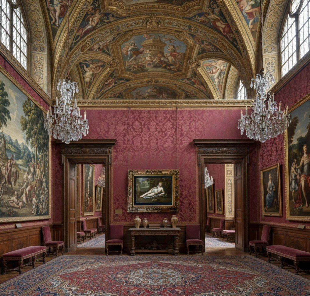 	 Seconde École de Fontainebleau (c. 1600) - La déesse Diane sous la Lune-photo-2