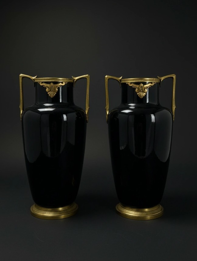 Paire de Vases Sèvres dans le style de Paul Millet - c. 1900