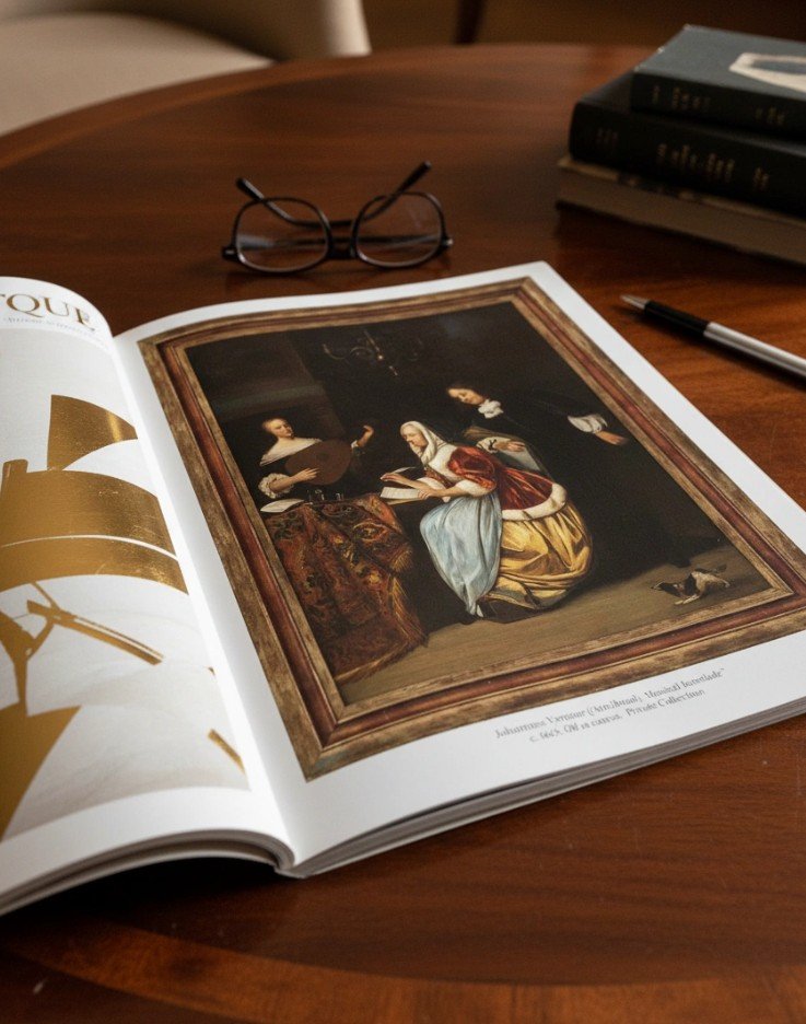 European School (19th Century) - The Lute Concert (after Gerhardt Ter Borch)-photo-2