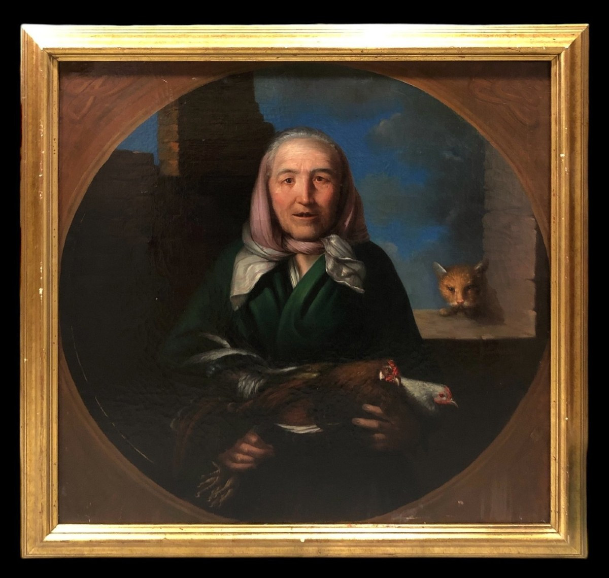 Higinio Montalvo y Sastre (1815-?) - La Cuisine / Le Chat Voyou