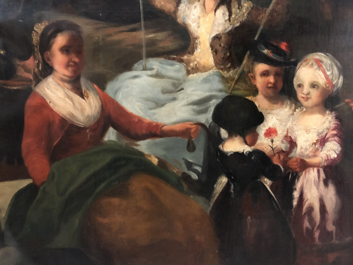 Francisco de Goya y Lucientes (1746-1829), suiveur de, c. 1880 - Le Balançoire-photo-3