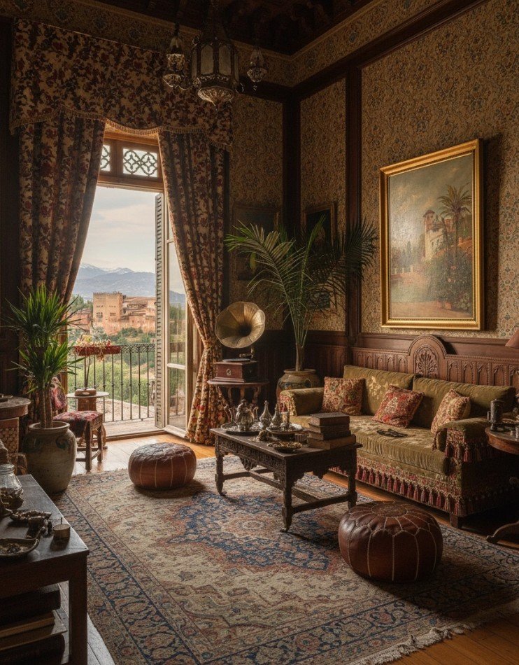	 Spanish School (c. 1900) - Granada: At The Generalife-photo-2
