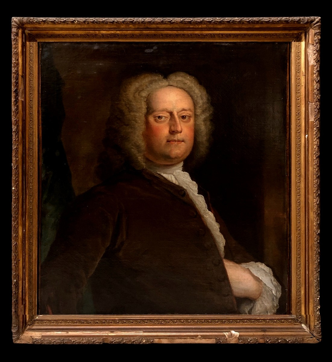 Bartholomew Dandridge (1691-1754), attribué à - Portrait de Sir Henry Davenport, III