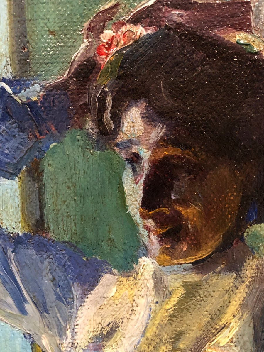 Gumersindo Pardo Reguera (1847-1916) - "ah... I Laugh To See Myself So Beautiful..."-photo-3