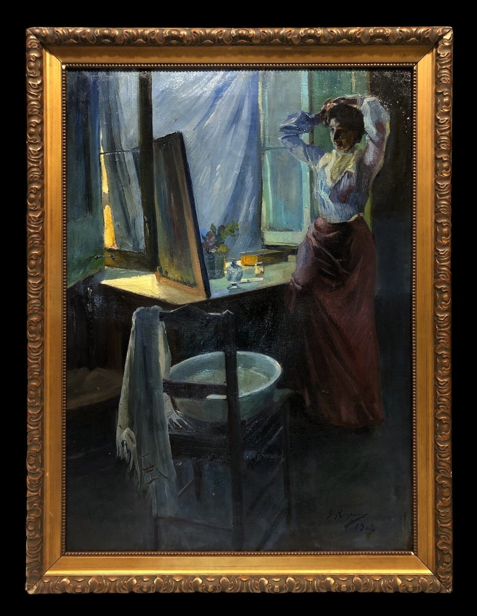 Gumersindo Pardo Reguera (1847-1916) - "ah... I Laugh To See Myself So Beautiful..."