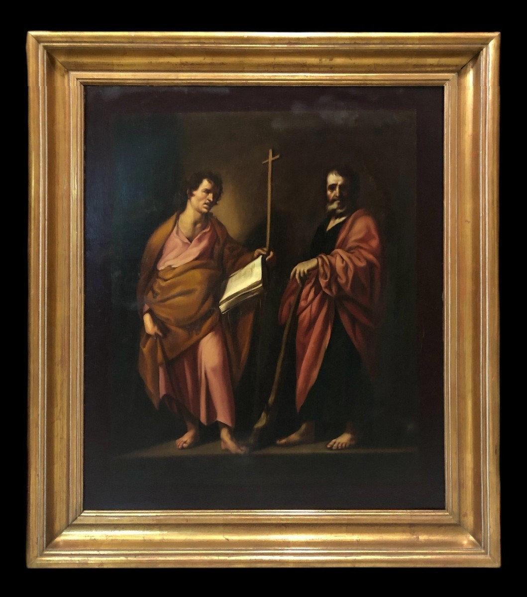 École Andalouse (c. 1780) - Les Apôtres Saint Philippe et Saint Jacques le Mineur (D'après Anto