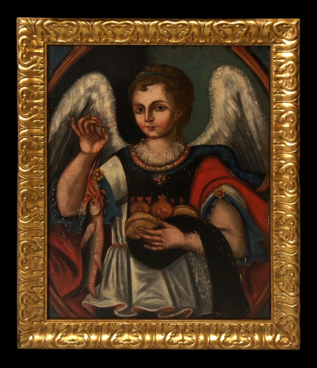 École vice-royale mexicaine (XVIIIe siècle) - Saint Raphaël, l'Archange