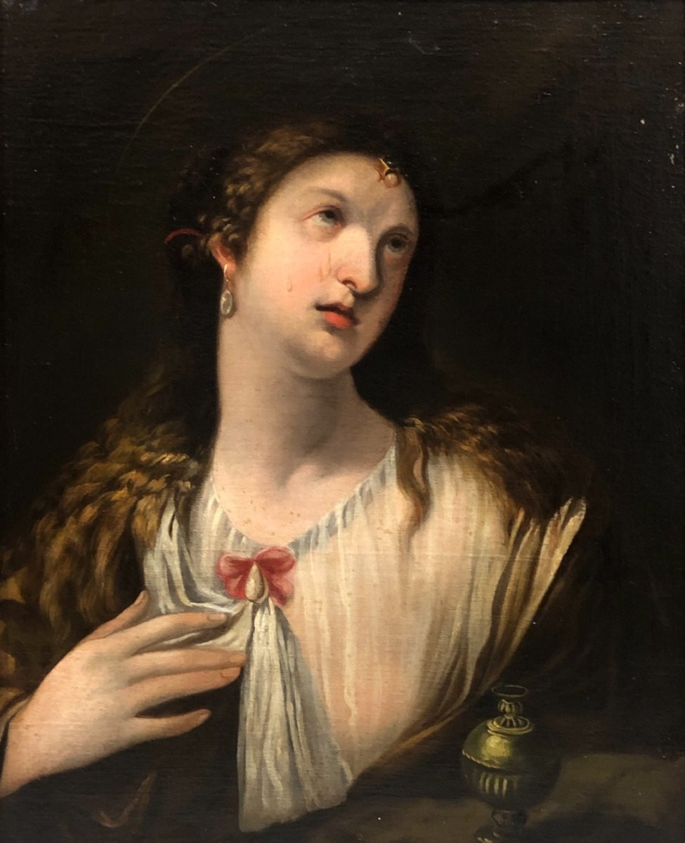 Boulogne School (c. 1640) - Saint Mary Magdalene-photo-2