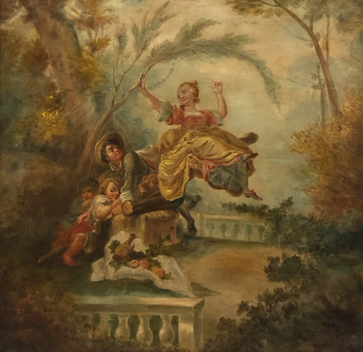 	 François Boucher (1703-1770), Circle Of - The Leaping Shepherdess-photo-2