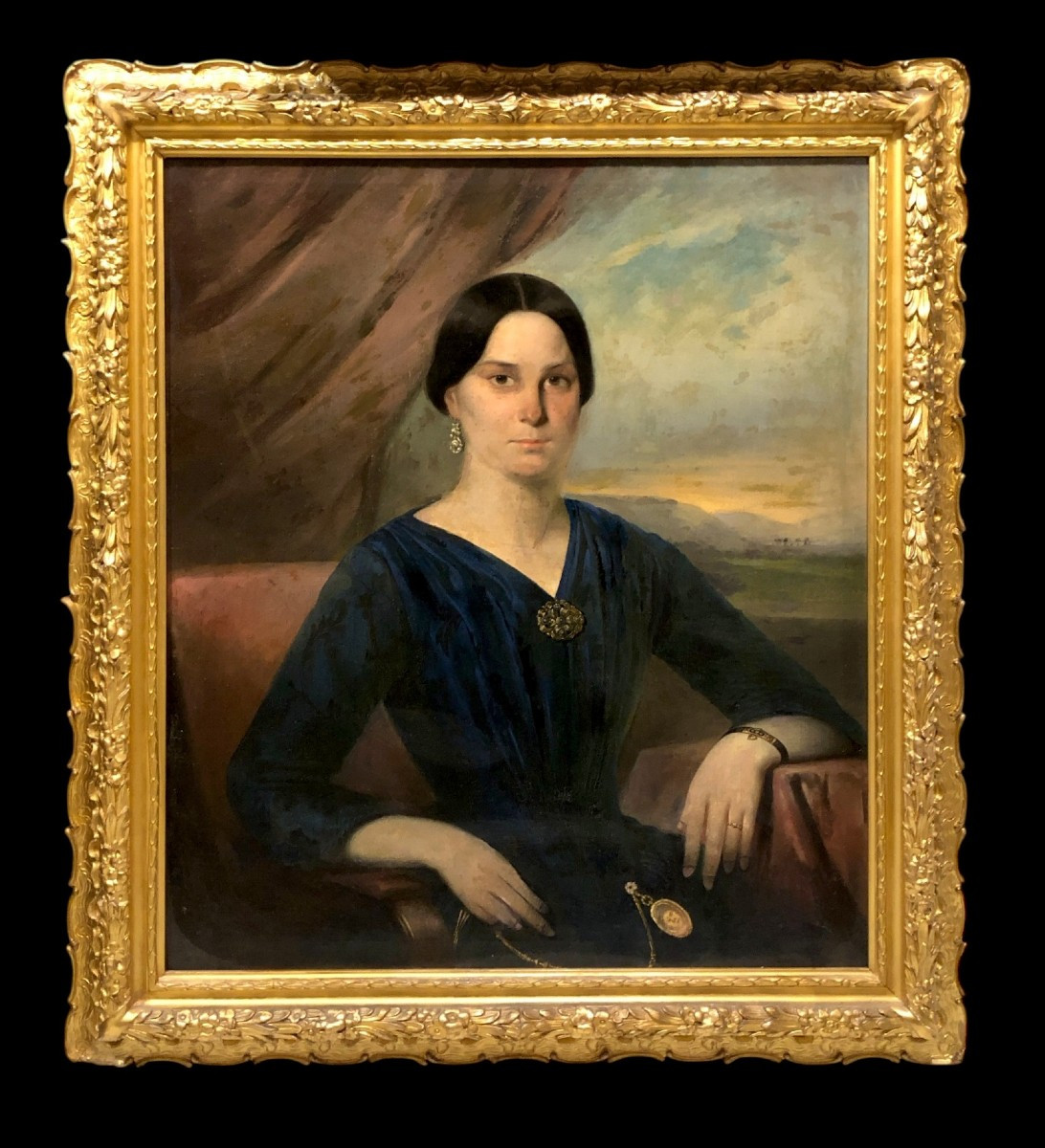 	Hispano-cuban School (c. 1870) - Portrait Of A Wealthy Tobacco Planter