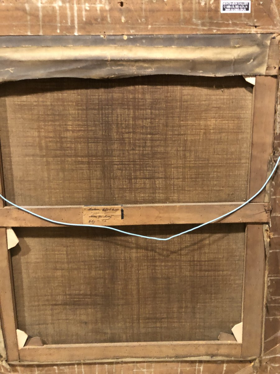 	Parisian School (c. 1780) - Portrait Of A Grand Lady In An Extravagant Hairstyle-photo-4