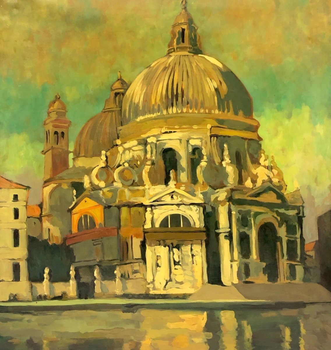 	 Italian School (c. 1950) - Venice: La Salute-photo-2