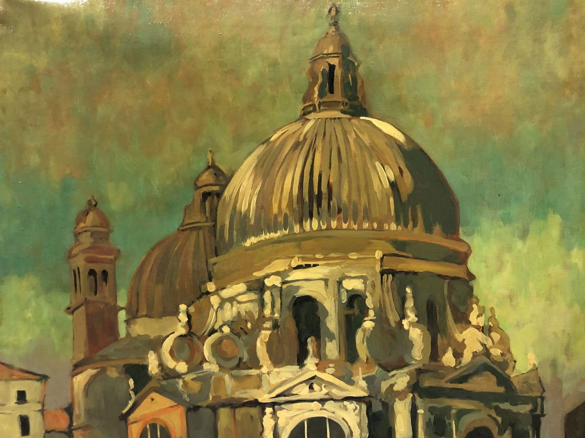 	 Italian School (c. 1950) - Venice: La Salute-photo-3