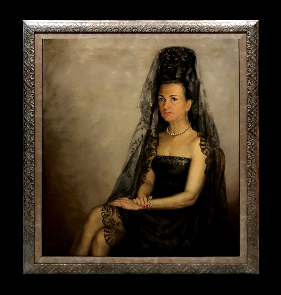	 Jorge Pérez Román (1927-1993) - La Mantilla 