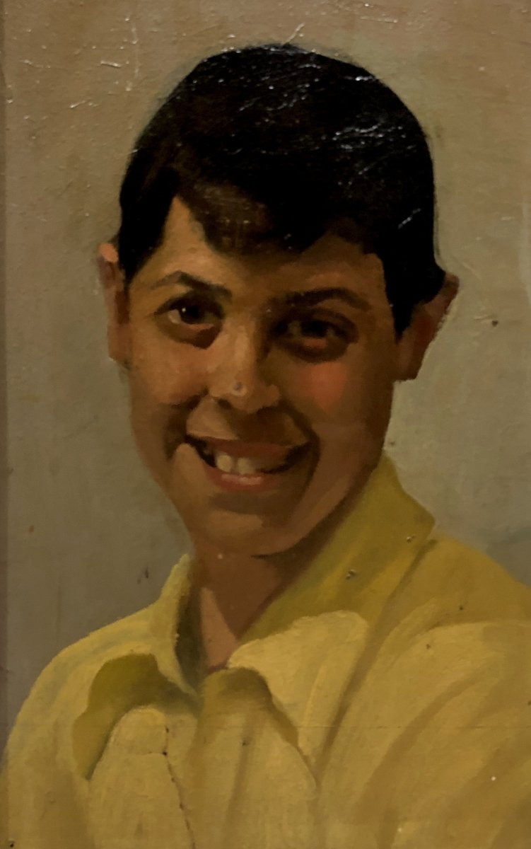 École Espagnole (c. 1900) - Portrait de Garçon-photo-2