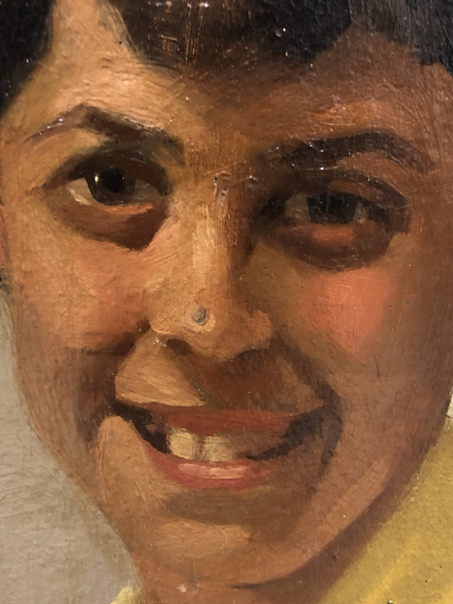 École Espagnole (c. 1900) - Portrait de Garçon-photo-3