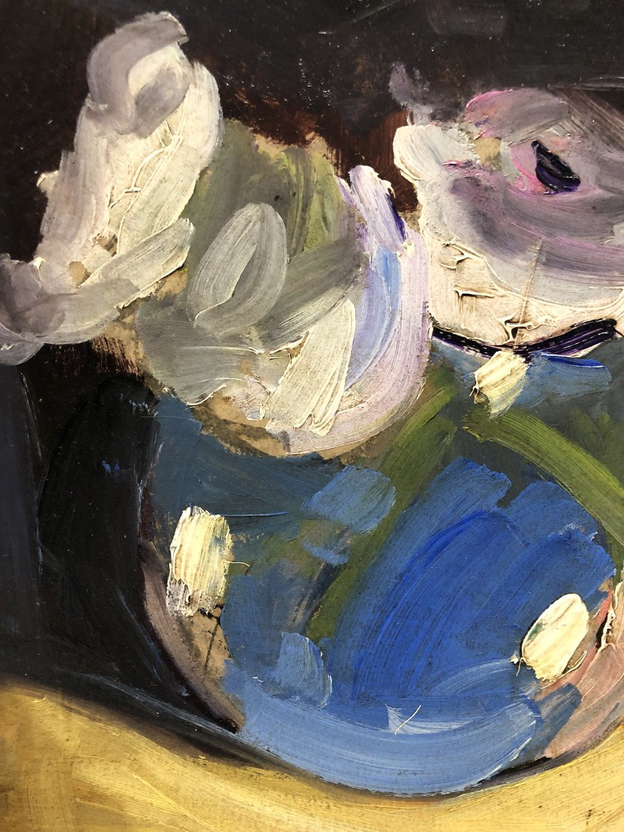 Vives Maristany (XX) - Le Vase Bleu-photo-3