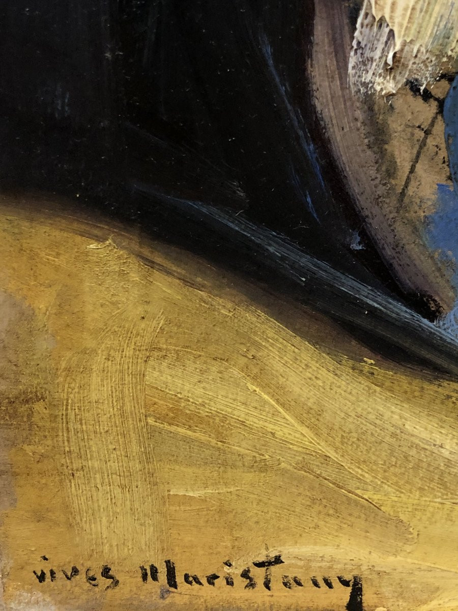 Vives Maristany (XX) - Le Vase Bleu-photo-4