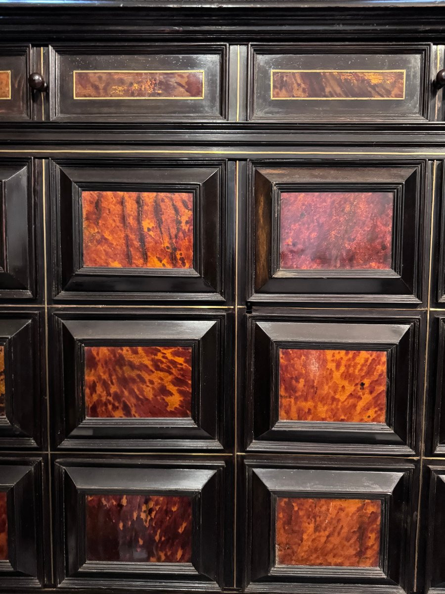 Sumptuous Flemish-style Cabinet Shelf - C. 1900-photo-2