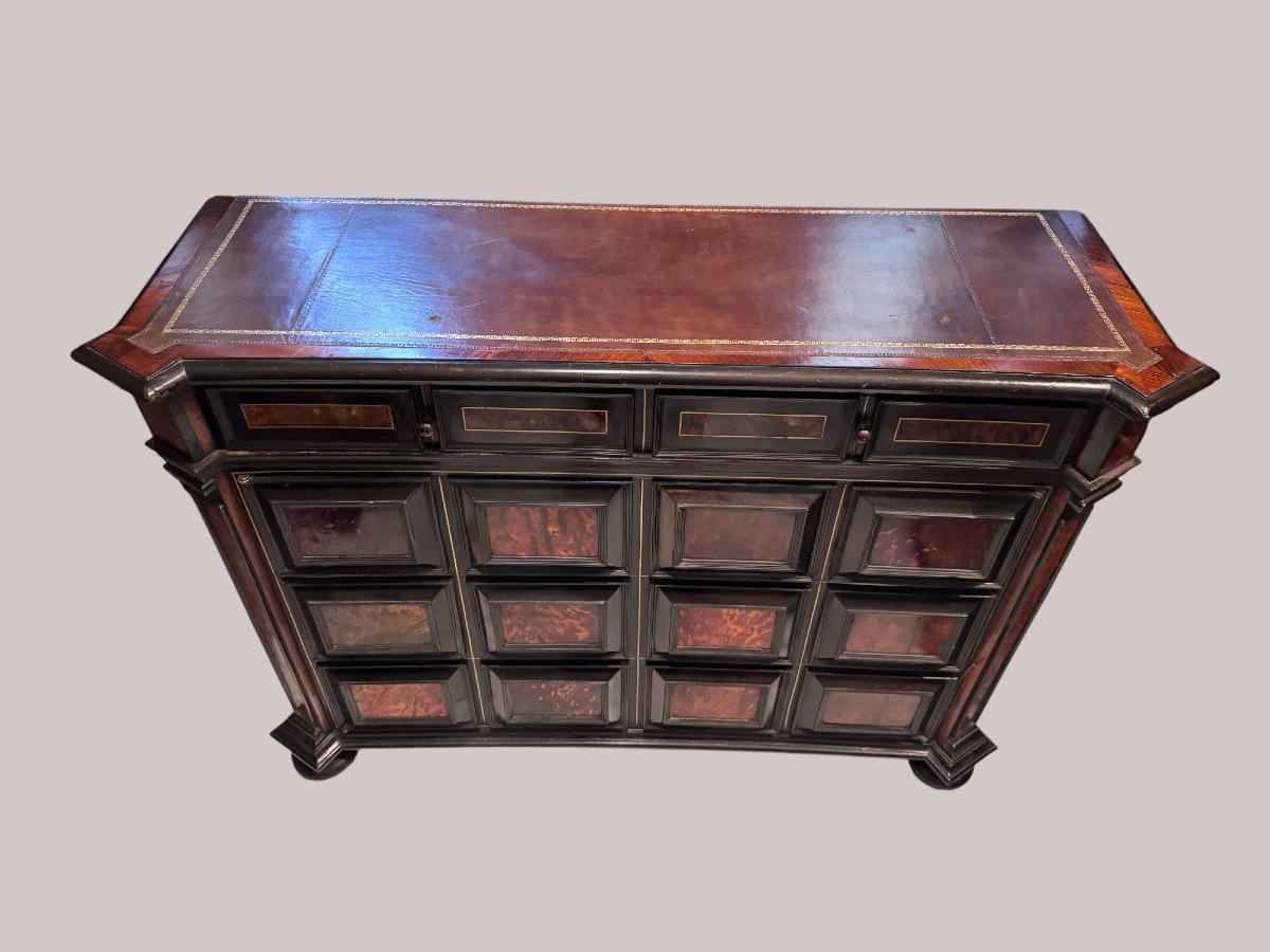 Sumptuous Flemish-style Cabinet Shelf - C. 1900-photo-4