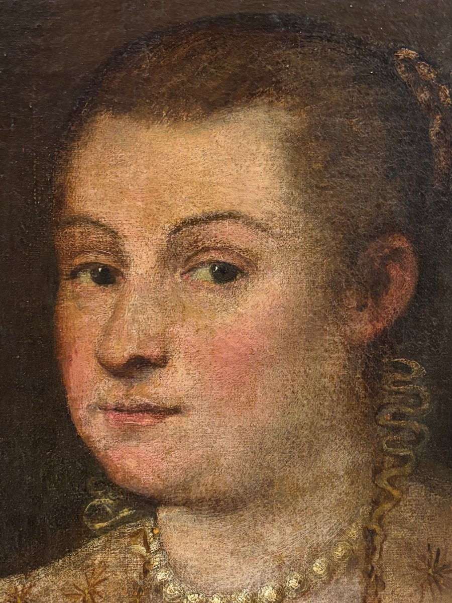 Tiziano Vecellio (1488-1576), Follower Of - La Veneziana-photo-1