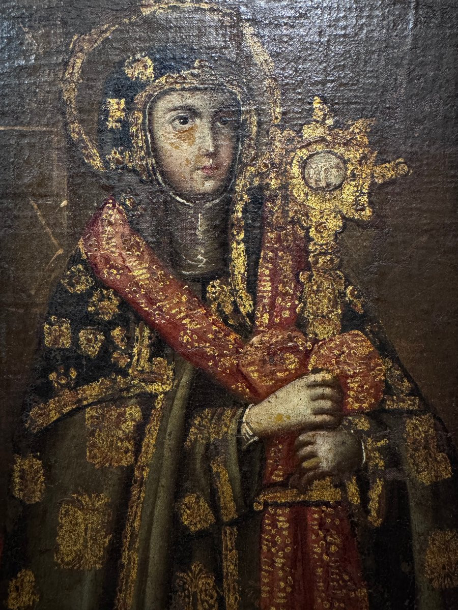 	 Diego Quispe Tito (1611-1681), Follower Of Saint Clare Of Assisi-photo-2