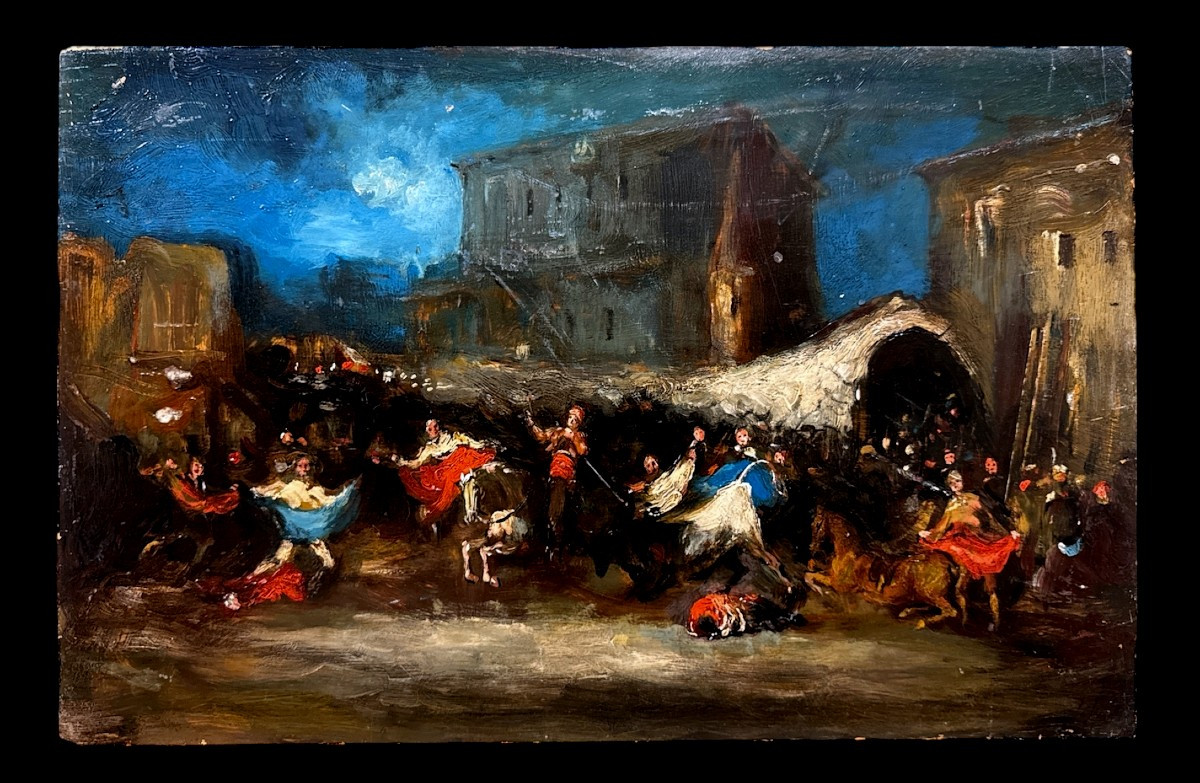 Francisco de Goya y Lucientes (1746-1829), suiveur de - Divertissements Espagnols