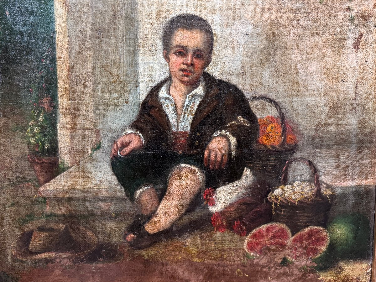 	 Spanish School (c. 1800) - Poor Boy-photo-3