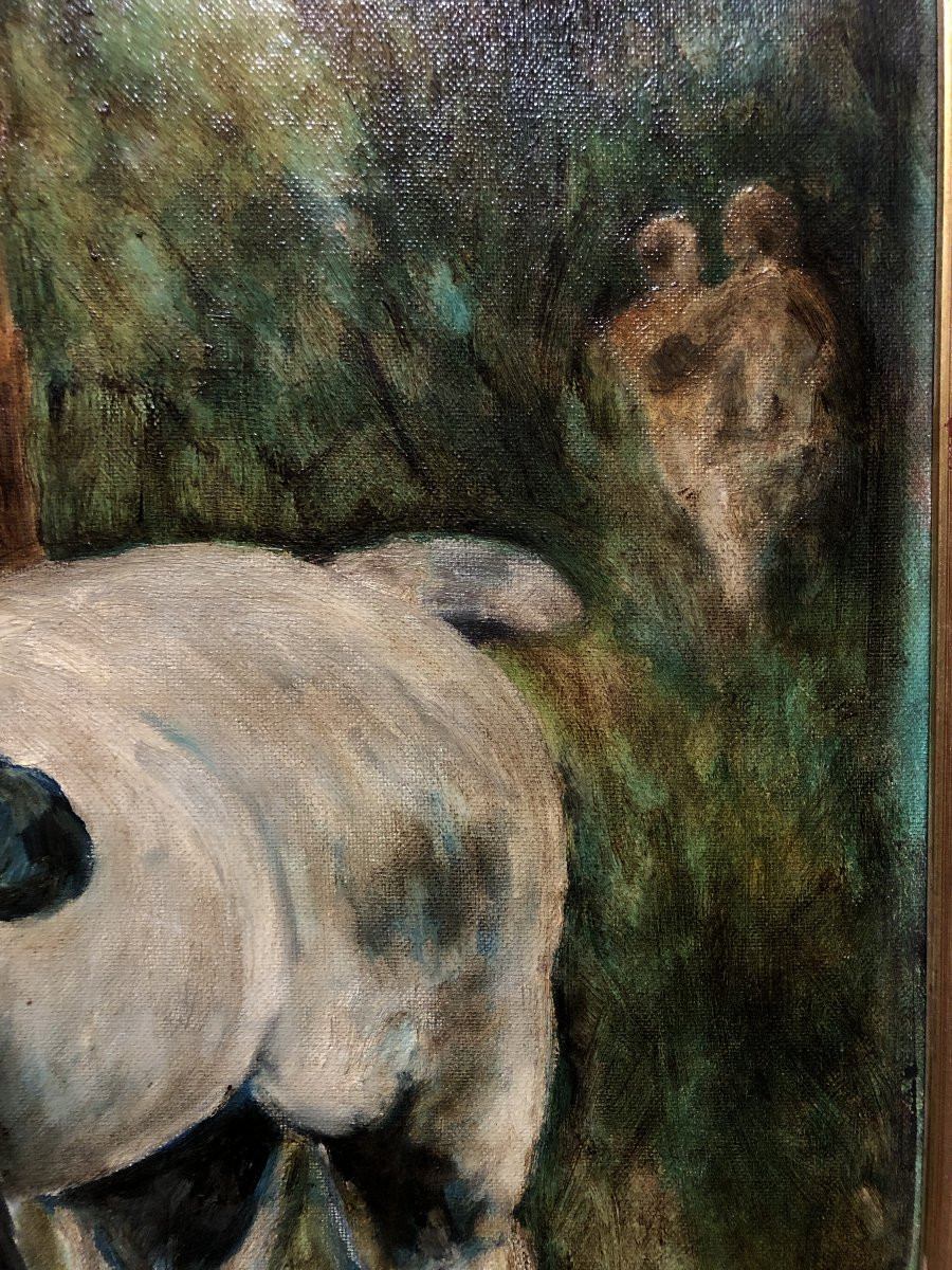 Catalan School (1950s) - The Voyeur (on Themes By Josep Cusachs)-photo-3