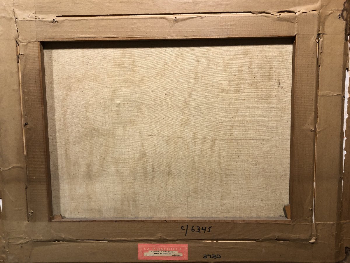 Catalan School (1950s) - The Voyeur (on Themes By Josep Cusachs)-photo-4