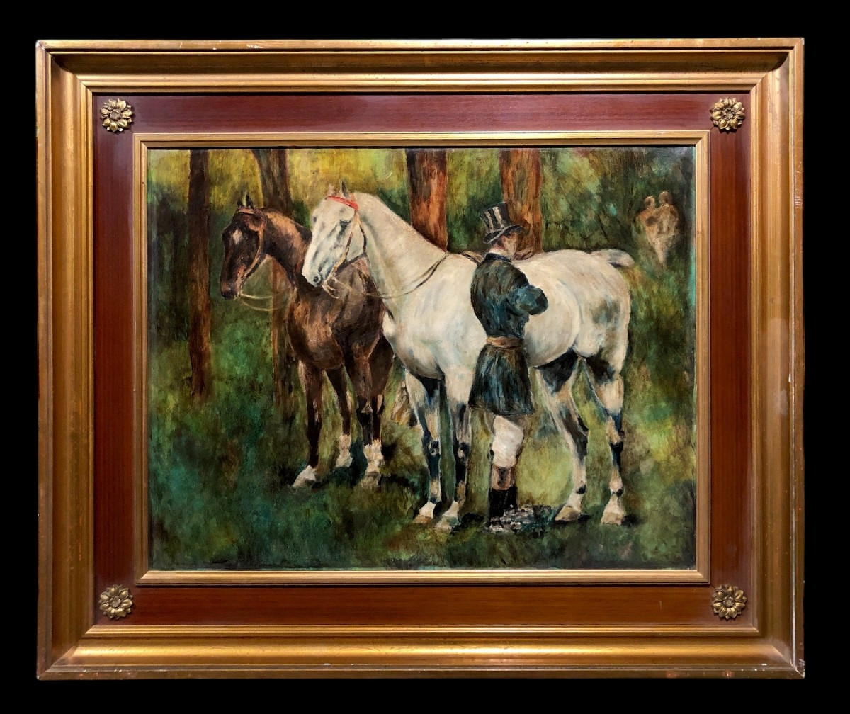 Catalan School (1950s) - The Voyeur (on Themes By Josep Cusachs)