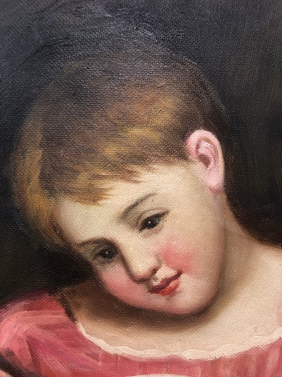 École espagnole (c. 1900) - Les deux sœurs-photo-4