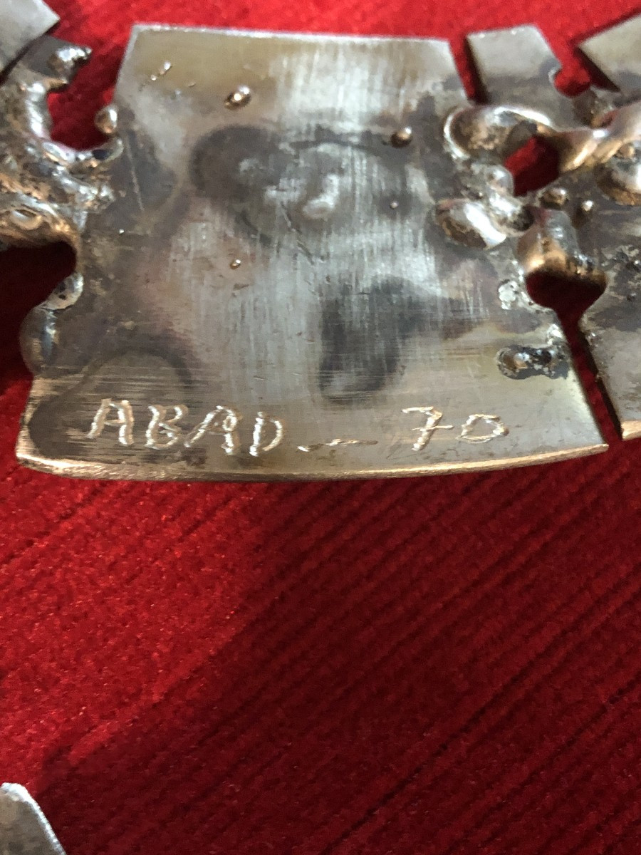 José Abad (1942-2025) - Collier - Sculpture en Bronze-photo-1