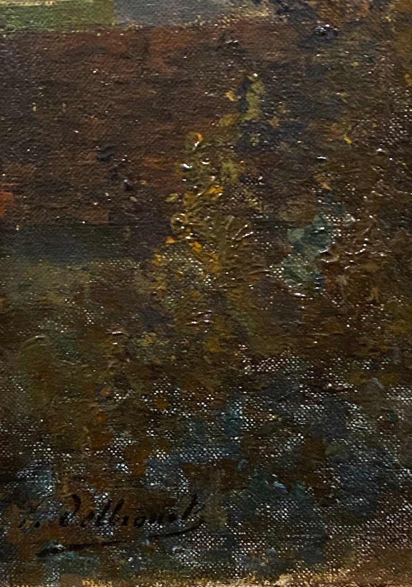 Impressionist School (c. 1890) - The Old Farmhouse-photo-3