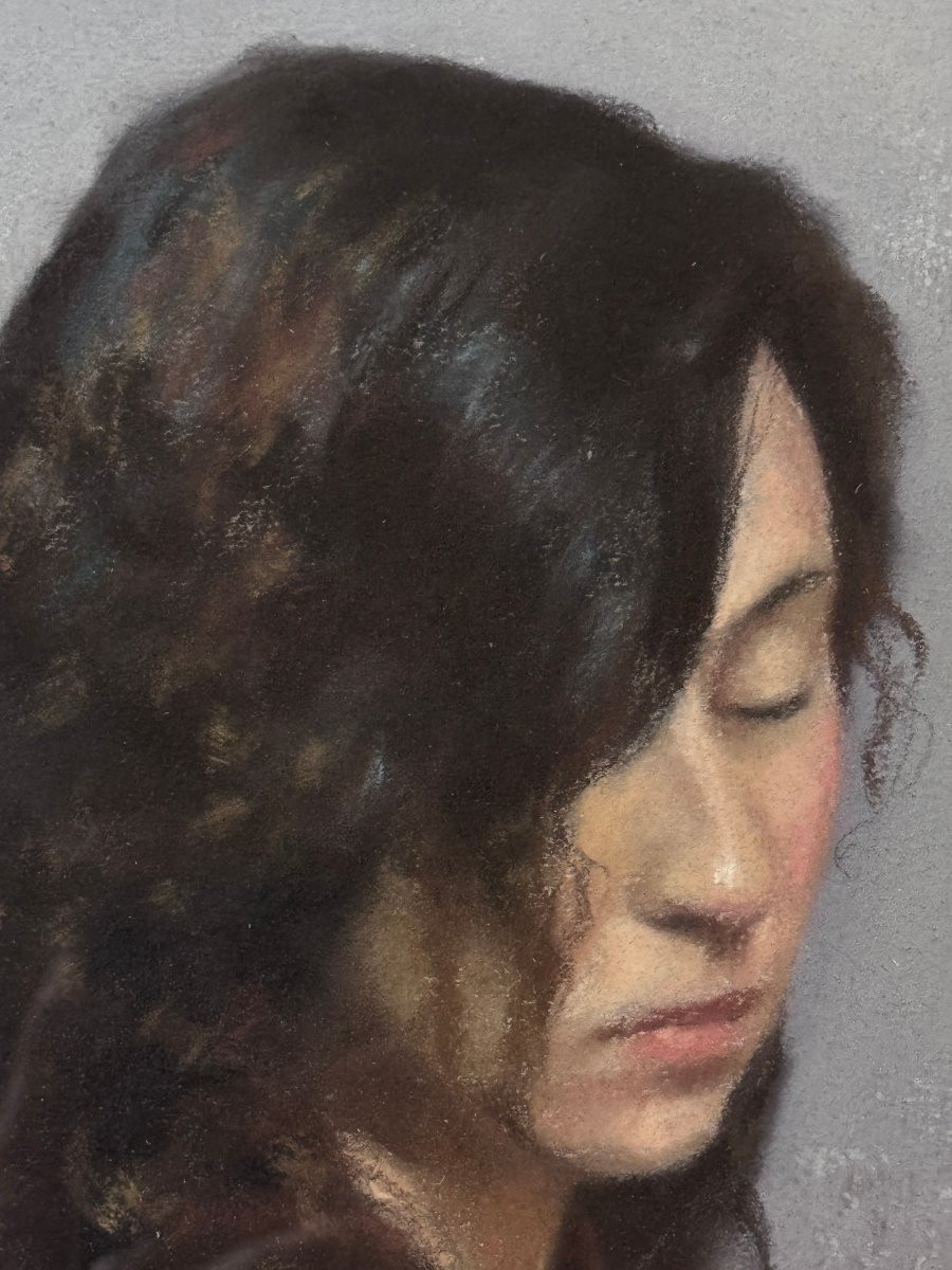 École espagnole (XX) - Le Chal Rouge-photo-3