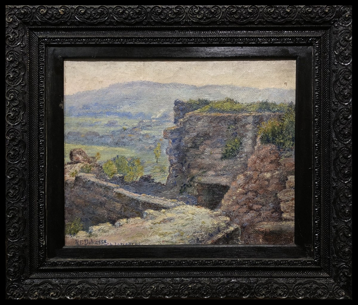 	 Philippe Debiesse (?-1907) - "Sur les ruines du château de Thierry"