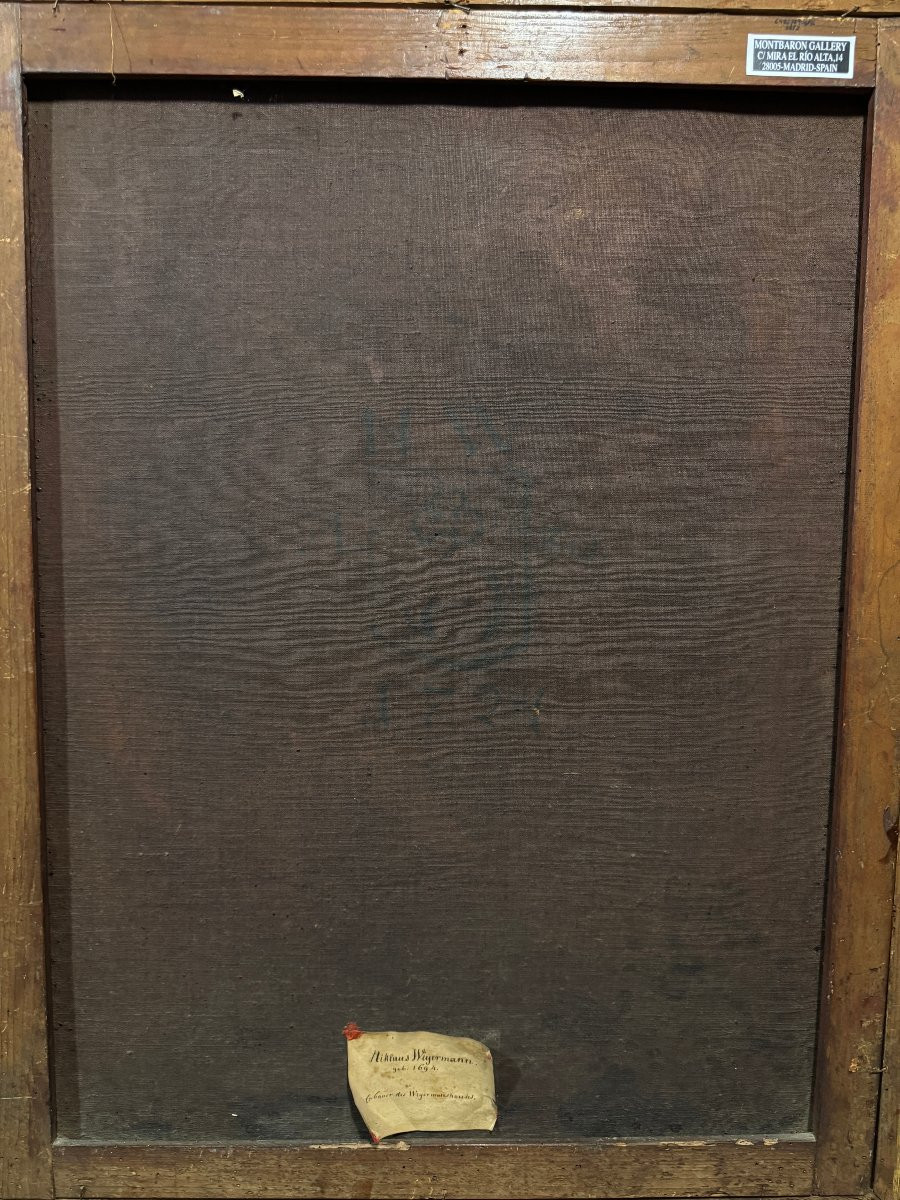 Ecole suisse (vers 1720) - Niklaus Weyermann III, patricien bernois-photo-3