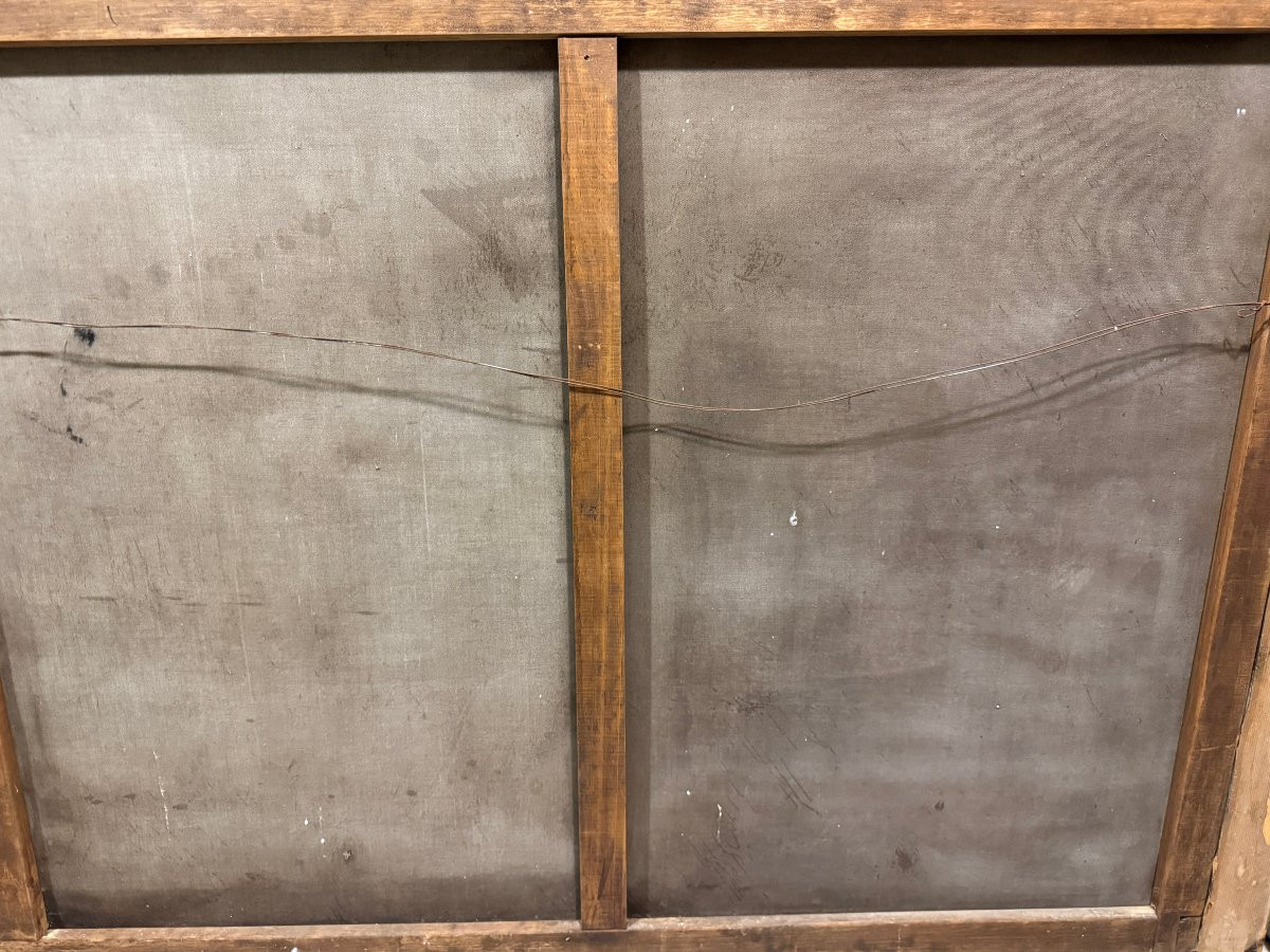 École Européene (XX) - Nature Morte Grande Taille Style Flamand Décoration-photo-4