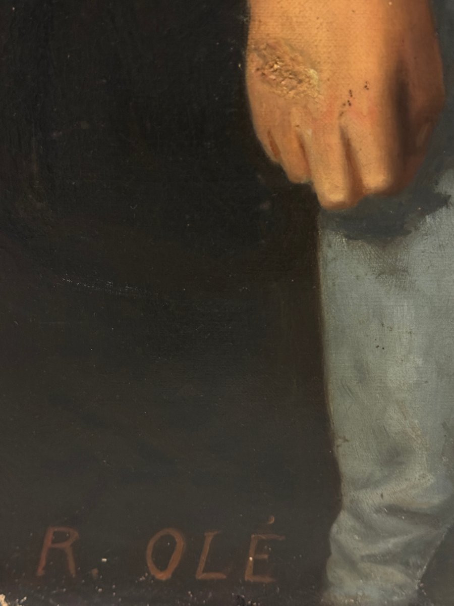 Danish School (c. 1900) - Mother And Son-photo-3