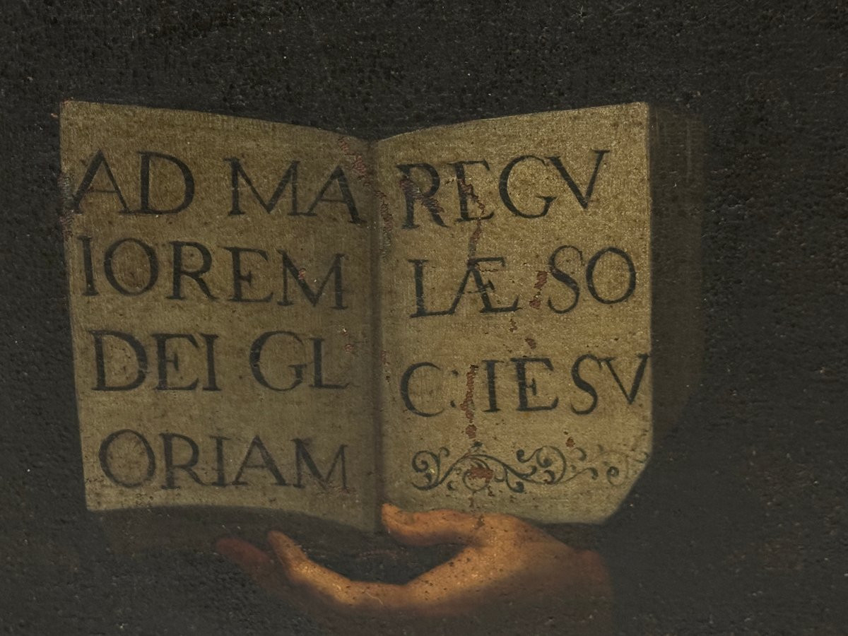 École Viceroyale Mexicaine (c. 1700) - Grand Portrait de Saint Ignace-photo-3