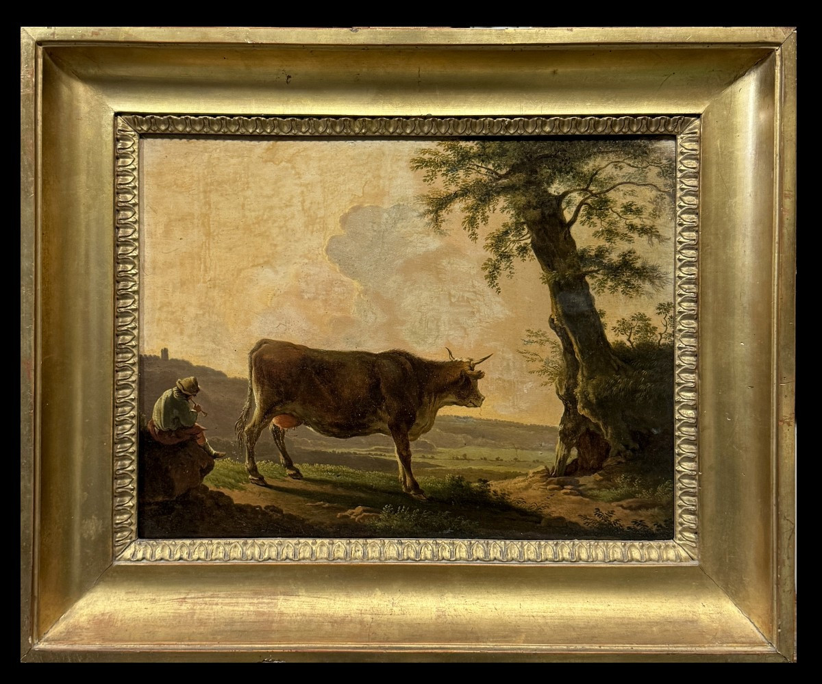 Pieter van Laer, dit "Le Bamboccio" (1599-1642), Entourage de - Argos et Io