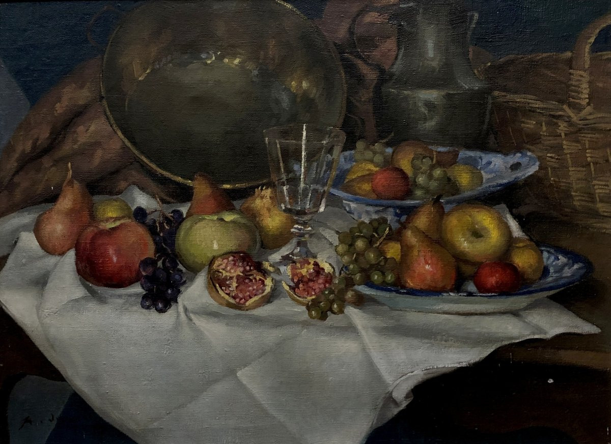 	 École Européene (c. 1930) - Le Banquet-photo-2