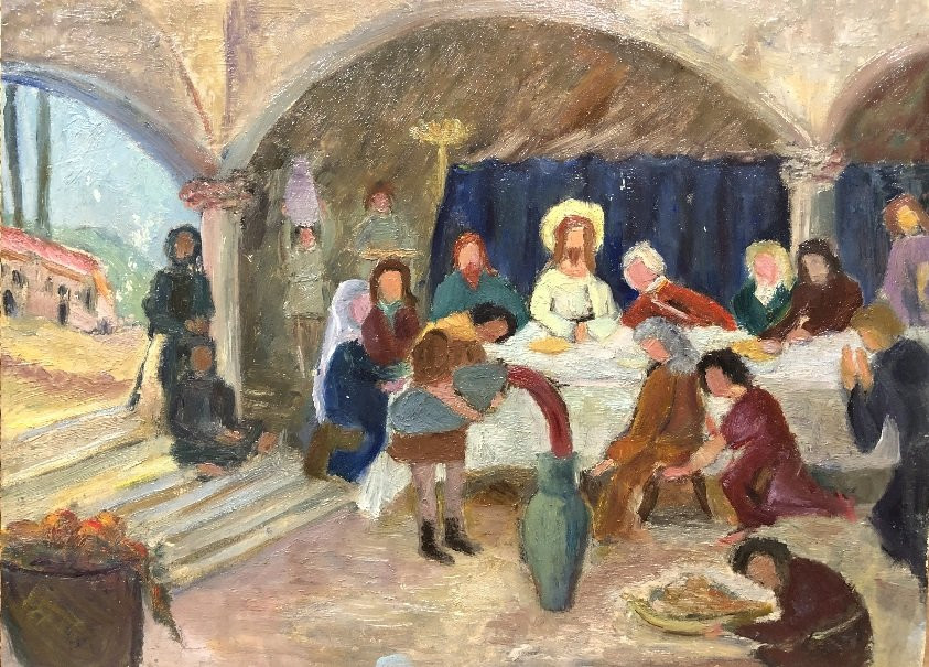 	 École Nabi (1900s) - Le Miracle du Vin aux Noces de Cana-photo-2