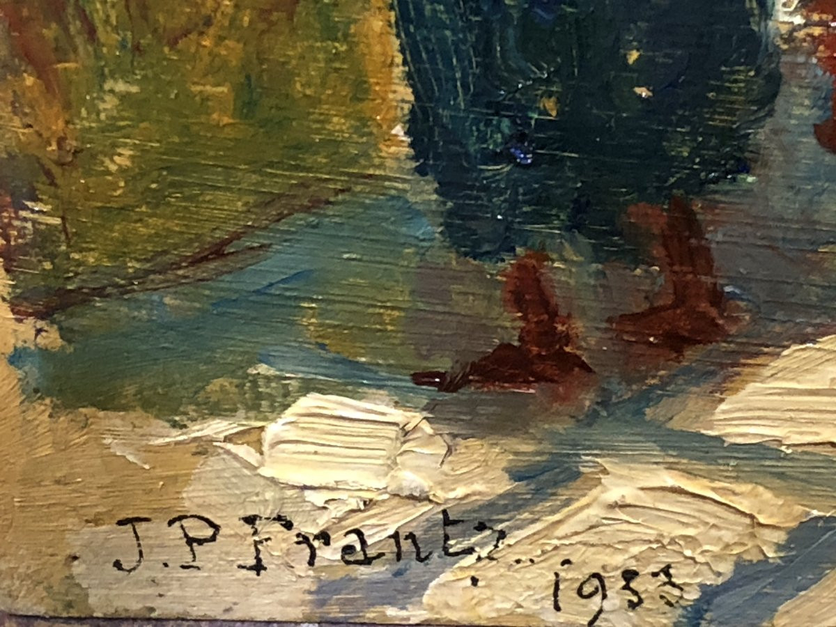 	 Jean-pierre Frantz (c. 1930) - Marrakesch: The Souk-photo-3